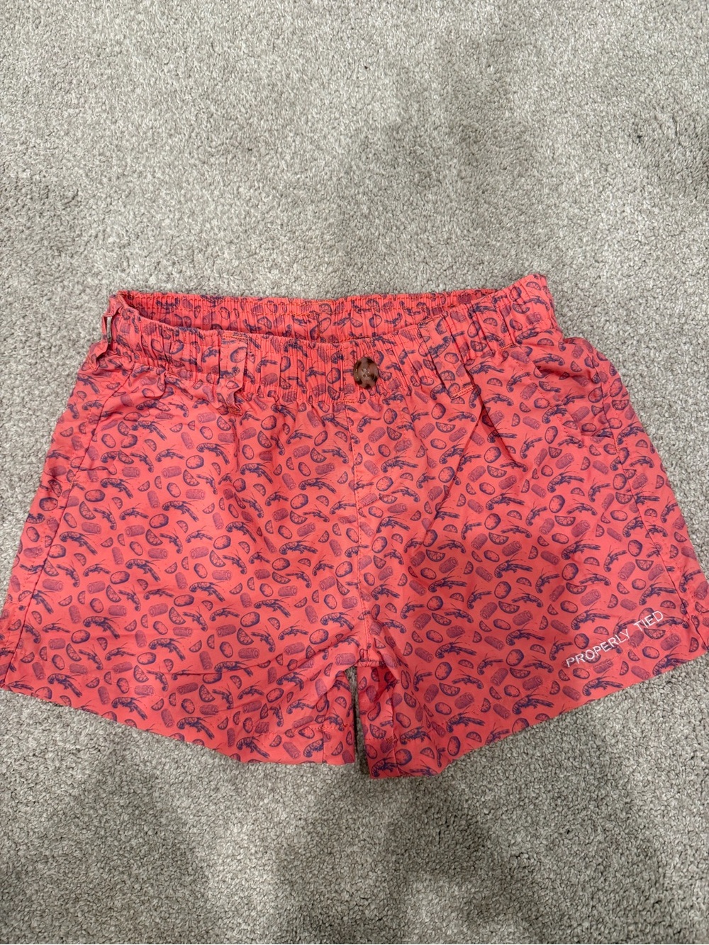 Properly Tied Mallard Shorts - Crawfish boil